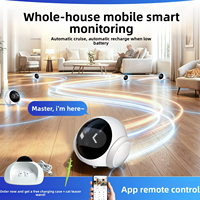 Kamera Pintar AI Baru untuk Rumah, Nirkabel HD, Robot Dalam Ruangan dengan Remote Control, Memori Internal 512GB untuk Pemantauan Hewan Peliharaan