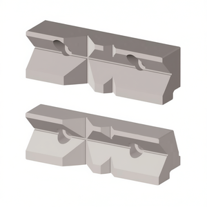 V-Jaw For Modular Vise 2 Piece Set Precision <b>Machining</b> Tool - Product Image 2