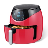 6.5L Air Friteuse Pro, 12-en-1 XL Grand Air friteuse four Cuisinière avec Livre de Cuisine, 7 Cinq Quarts Grande Famille Taille Électrique Air Chaud Friteuse Four