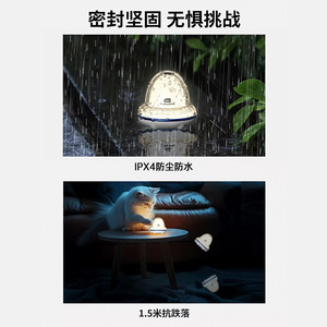 Lámpara LED Portátil Recargable XINSITE Mini RGB para Camping, Luz Ambiental Relajante para Fiestas al Aire Libre - Product Image 3