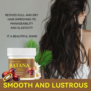 Batana <strong>Oil</strong> <strong>Hair</strong> Conditioner Moisturizing Nourishing Smoothing Shine-Enhancing <strong>Hair</strong> Mask Jar Model BTNFM; Cross-Border - Product Image 2