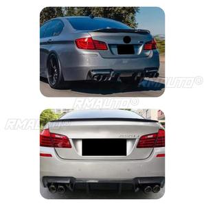 Difusor de Parachoques Trasero para Auto, Spoiler Negro Brillante, Pieza de Modificación para BMW Serie 5 F10 F18 2010-2016, Accesorios para Auto - Product Image 6