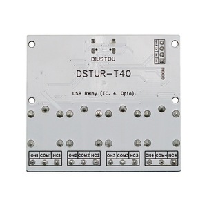 DSTUR-T10/T20/T30/T40/T80 1/2/3/4 ช่อง USB เป็น CH340 โมดูลควบคุมรีเลย์แบบอนุกรม ออปโตคัปเปลอร์ป้องกัน ชนิดอินเทอร์เฟซ Type-C L379 - Product Image 5