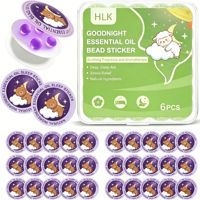 Perles Éclatantes d'Huile Essentielle de Lavande HLK – Expédition Rapide, Faible MOQ, Autocollant Professionnel pour un Sommeil Profond et Relaxant