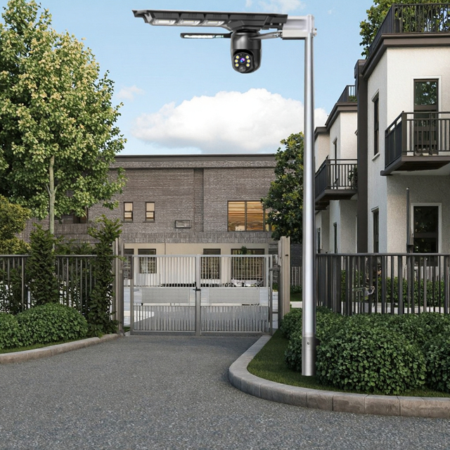 Outdoor Solar Light With Cctv Camera Solar Integrated Street Light Solar Street Lights Outdoor Led
