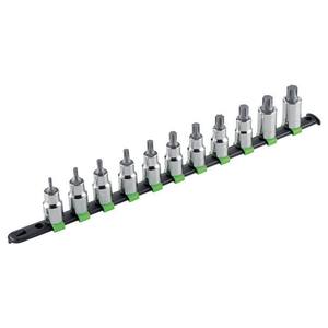 150R/S11 <b>Socket</b> Set 11-Piece Metric Chrome Vanadium Steel For Automotive Repair Tools - Product Image 1