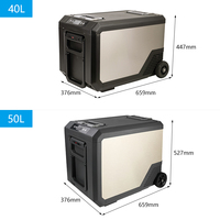 Mini Compresor de Refrigeración, Nevera Portátil para Coche, Congelador y Refrigerador de 12 Voltios para Caravana