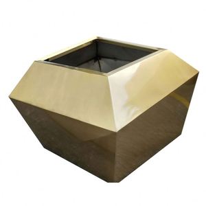 Maceta de Metal Decorativa de Acero Inoxidable de Último Diseño para Jardín <span class=keywords><strong>Urbano</strong></span> - Product Image 5