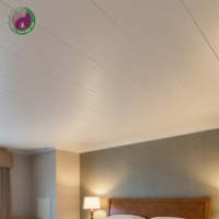 Panneau de plafond en PVC blanc imperméable de conception nouvelle, facile à installer, panneau de plafond acoustique en PVC