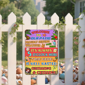 Letreros Metálicos Pintados con Efecto Óxido, Impresión Digital MKL, Estilo Vintage Retro, 20x30cm, Personalizables, Placa Decorativa para Cerveza, Póster Decorativo para el Hogar - Product Image 6