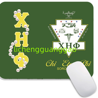 Tapis de souris carré Iota Phi Lambda Sorority, conception personnalisée, base en caoutchouc antidérapante, tapis de souris pour ordinateur