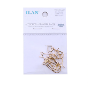 Accessori artigianali in oro Ilan per orecchini 0,7x25 mm 10 pezzi - Product Image 1