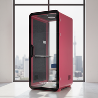 UNIBOOTH Cabines d'intimité insonorisées mobiles et durables en profilés d'aluminium de précision, design moderne, module rapide, pour salon extérieur et hôtel