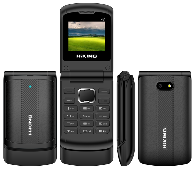 Cheap Dual-SIM 4G Flip Foldable Feature Phones HIKING F40 48MB/128MB Smartphones1.77 Inch Displays Mobile Phones