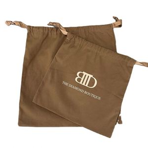 Factory Direct Price Silk Ribbon Cotton Drawstring <b>Bag</b> Reusable Storage <b>Bag</b> Pouch Cotton Fabric Gift <b>Packaging</b> <b>Bag</b> for Jewelry - Product Image 1