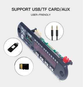 Mini 12V DC âm thanh hội đồng quản trị với cho <span class=keywords><strong>Bluetooth</strong></span> mô-đun Loa mini xe MP3 thiết bị âm thanh hỗ trợ FLAC định dạng - Product Image 5