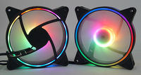 Kipas ARGB Pisces III 5V 120MM dengan Kipas Pendingin CPU RC
