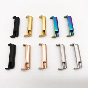 <span class=keywords><strong>MIM</strong></span> <span class=keywords><strong>316L</strong></span> 304ステンレス鋼ブラッシュドシルバーPVDブラックゴールドローズゴールド時計バンドコネクタFitbit Versa用アダプター - Product Image 4