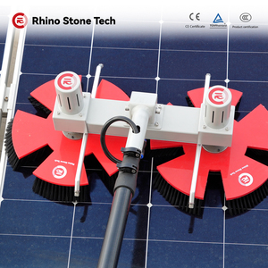 Brosse de nettoyage de panneaux solaires à batterie pour centrales électriques sur <span class=keywords><strong>toiture</strong></span>, balayeuse de poussière pour panneaux photovoltaïques - Product Image 2
