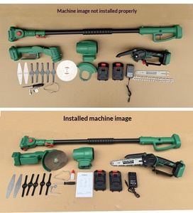 Cortadora de Césped Eléctrica Compacta con Batería de Iones de Litio, Herramienta Manual para Jardín, Mini Recortadora de Bordes, Cuchilla de 8 Pulgadas, Uso Doméstico - Product Image 4
