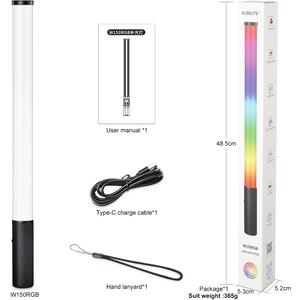 Fabbrica Vlog W150 RGB riprese Video concerto all'aperto alimentato a batteria porta cellulare fotografia porta letto flessibile - Product Image 6