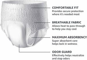 Couches jetables pour adultes à haute absorption avec protection anti-fuites 3D pour hommes et femmes <span class=keywords><strong>âgé</strong></span>s - Product Image 4