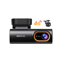 Caméra embarquée TFT 4G SIM OEM/ODM avec double objectif 2K+1080P, surveillance de stationnement, navigation GPS/Beidou, contrôle par application, garantie 1 an