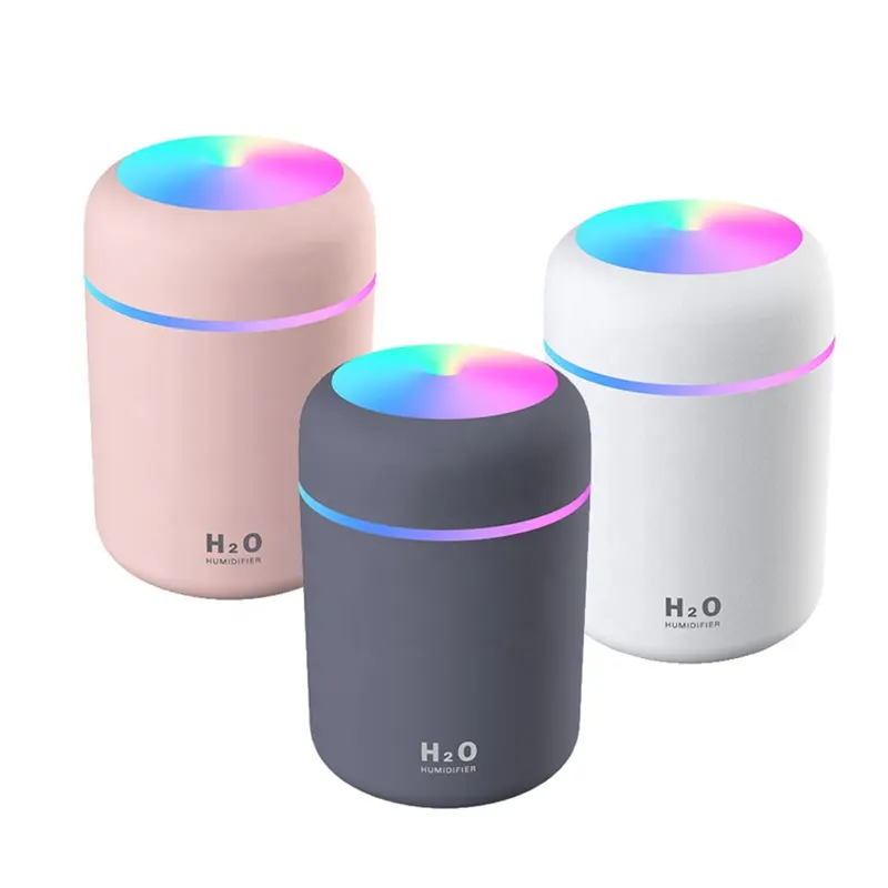 Heißer Verkauf Cool Mist 7 Farben LED h2o tragbarer Ultraschall-Luftbe feuchter mit kühlem Nebel