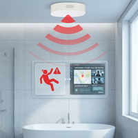 Détecteur de mouvement radar à ondes millimétriques 60 GHz 4G WIFI, alarme de détection de chute pour personnes âgées