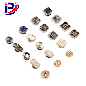 Nút chụp nhanh ngà 12mm, nút chụp vuông thobe 9.5mm, nút chụp tùy chỉnh cho quần áo, nút chụp Kim Loại Tùy chỉnh 4 phần - Product Image 2