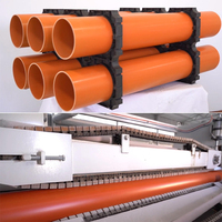 Tuyau de protection de câble électrique en CPVC personnalisable 40-200 mm, orange, en polyvinyle chloré