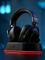 Headset Gaming MCHOSE V9 Turbo Wireless 7.1 Surround dengan Stasiun Pengisian Daya Magnetik RGB