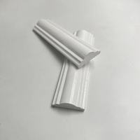 Plinthe murale moderne en PVC/PS écologique, imperméable, apprêtée blanche, pour villas et hôtels