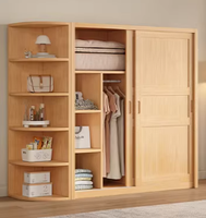 XCZ Anpassbarer MDF Zeitgenössischer Moderner Schiebetür-Kleiderschrank - Heim-Schlafzimmer-Schrank