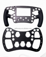 Volant de course F1 en fibre de carbone personnalisé OEM, simulateur de course, usinage CNC
