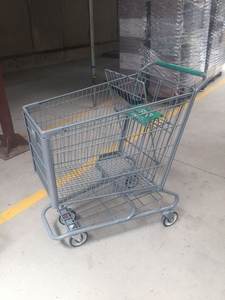 गर्म बिक्री 180l मानक आकार सुपरमार्केट शॉपिंग कार्ट 300 धातु शॉपिंग कार्ट nm - Product Image 2