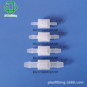 Clapet anti-retour en plastique PP, valve unidirectionnelle pour l'eau, température normale, température ambiante, pression atmosphérique - Product Image 5