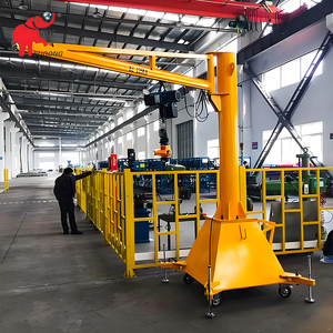 رافعة ذراع متأرجحة بشهادة CE، رافعة ذراع متحركة بسعة <span class=keywords><strong>1</strong></span> طن و2 طن و3 طن و5 طن مع عجلات - Product Image 1