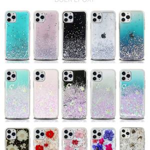 Coque de téléphone portable en TPU avec peinture de tournesol anti-jaunissement de luxe, résistante aux chocs, avec paillettes pour iPhone 15 11Pro - Product Image 5