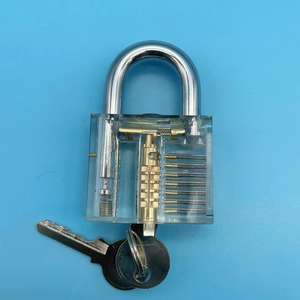 Outils d'entraînement bon marché, <span class=keywords><strong>cadenas</strong></span> <span class=keywords><strong>transparent</strong></span> pour la sécurité à domicile et au bureau - Product Image 2
