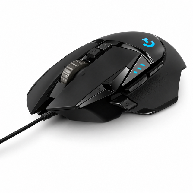 For G502 HERO 11 Programmable Buttons G Shift Onboard Profiles RGB Backlit Wired Ergonomic Right-Handed 40G Acceleration PC