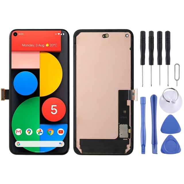 Best Price OLED LCD Screen for Google Pixel 5 5G Digitizer Full Assembly with Frame LCD Flex Cable