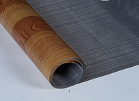 Rouleau de moquette en vinyle PVC à grain de bois antidérapant pour sols intérieurs de maison et de bureau, grande taille 2m*20m