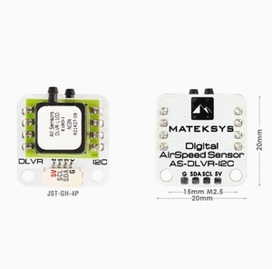 เซ็นเซอร์วัดความเร็วลมดิจิตอล Matek Systems AS-DLVR-I2C  วัสดุพลาสติก สำหรับ ArduPilot RC มัลติโรเตอร์ เครื่องบินปีกตรึง FPV ตัวควบคุมการบิน - Product Image 3