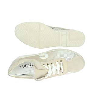 Zapatillas Deportivas Cinzia para Mujer, Color Beige, Parte Superior de Malla, Cómodas para Caminar - Product Image 6