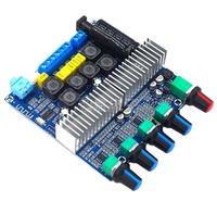 Carte d'amplificateur de puissance numérique TPA3116 Bluetooth 4.2 haute puissance 2.1 avec super subwoofer, 12-24V, carte finie