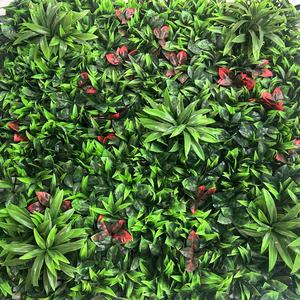 Panel de Pared de Césped Artificial para Decoración del Hogar, Jardín <span class=keywords><strong>Vertical</strong></span>, Plantas, Setos, Árboles de Álamo y Hierba, 100x100cm, Diseño de Interiores - Product Image 2