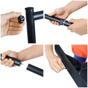 Fondo <span class=keywords><strong>de</strong></span> 10 pies, soporte <span class=keywords><strong>de</strong></span> paso y repetición ligero portátil, Fondo <span class=keywords><strong>de</strong></span> pancarta ajustable, soporte <span class=keywords><strong>de</strong></span> pancarta telescópico <span class=keywords><strong>de</strong></span> tubo grande - Product Image 5