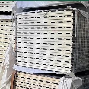 Revêtement mural moderne personnalisé pour extérieur Mousse de polyuréthane naturel Panneaux de façade de toit isolés à double couche en alliage d'aluminium - Product Image 2