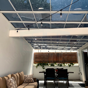 Auvent de terrasse et balcon en aluminium pour fenêtre et porte, design moderne et simple, idéal pour abri de voiture et protection solaire automobile - Product Image 1